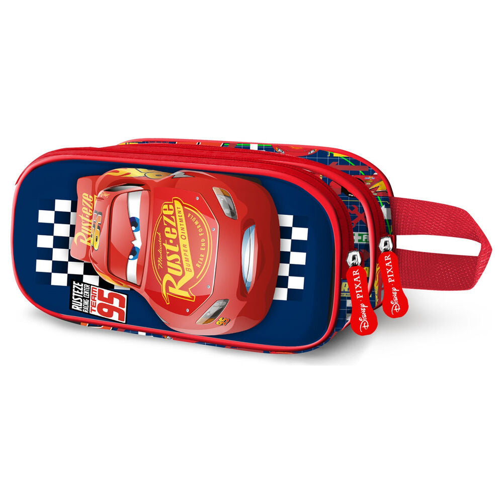 Portatodo 3D rojo de Rayo McQueen de Cars Disney