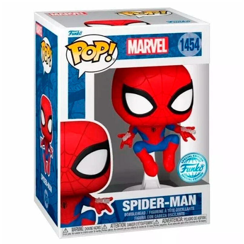 Figura Funko POP Marvel Spider-Man en pose suspendida - 2