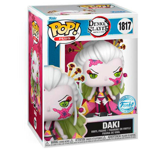 Figura Funko POP Daki de Demon Slayer con atuendo colorido y motivos florales - 2