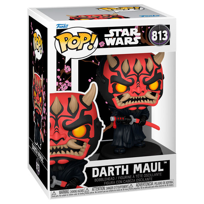Figura FUNKO POP! de Darth Maul con sable de luz rojo - 2