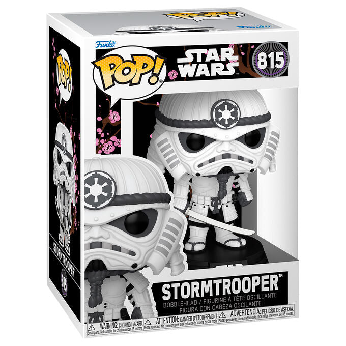 Figura Funko POP! Star Wars Stormtrooper con armadura blanca y base negra - 2