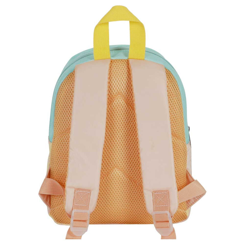 Mochila Stitch Disney turquesa con estampado tropical y bolsillo frontal - 3