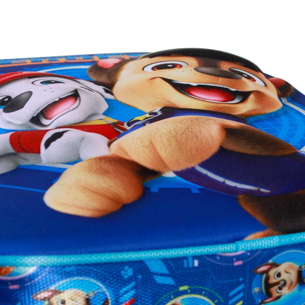 Mochila 3D azul y roja de Paw Patrol con Chase y Marshall - 4