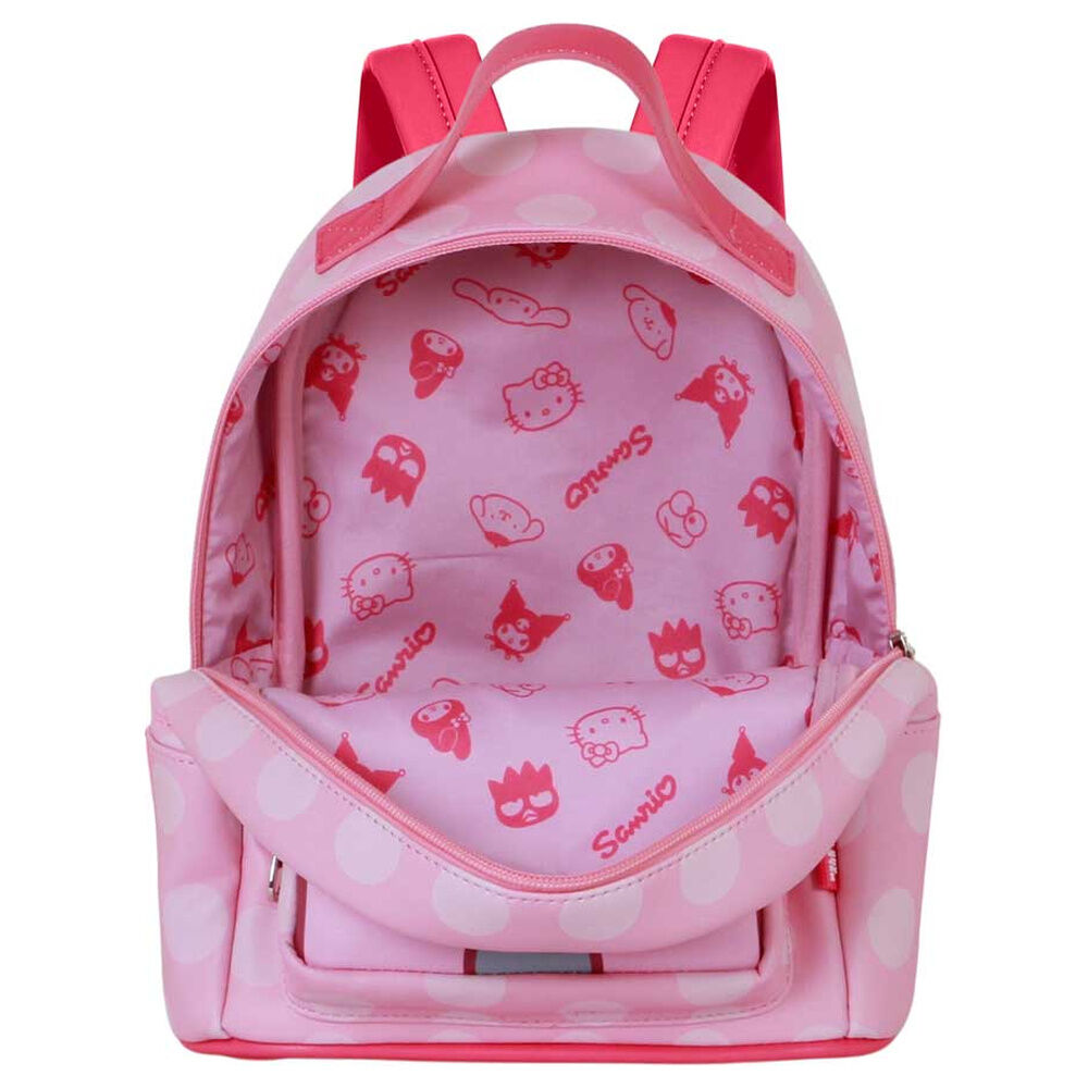 Mochila rosa Hello Kitty Moto con lunares blancos - 4