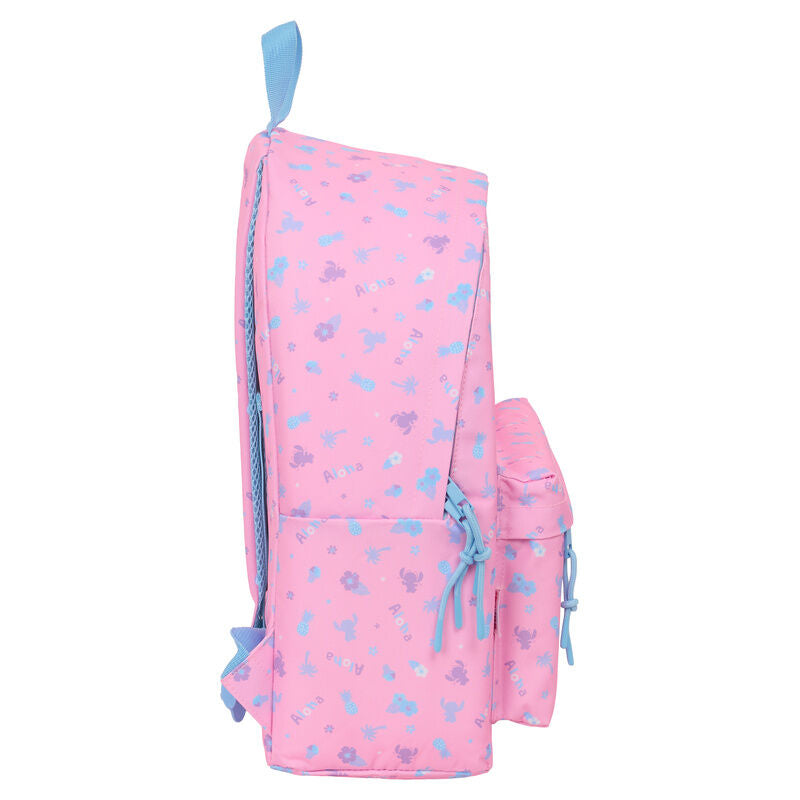Mochila rosa de Stitch Disney SAFTA con bolsillo frontal - 3
