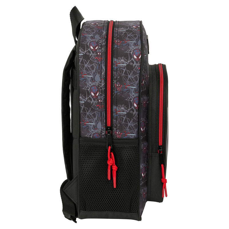 Mochila SAFTA de Miles Morales Spider-Man en negro y rojo - 3