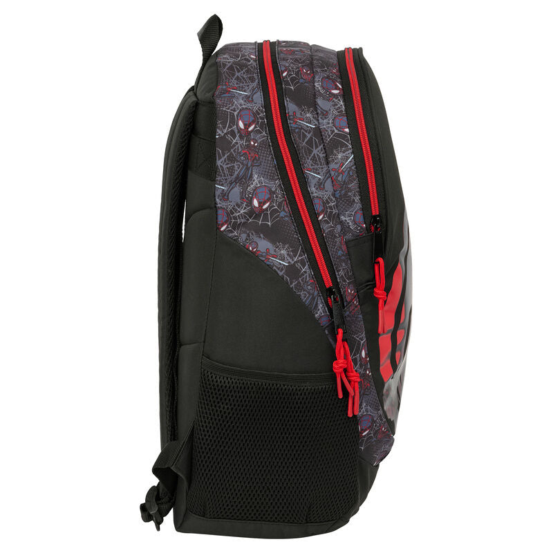 Mochila escolar negra y roja de Miles Morales Spider-Man - 3