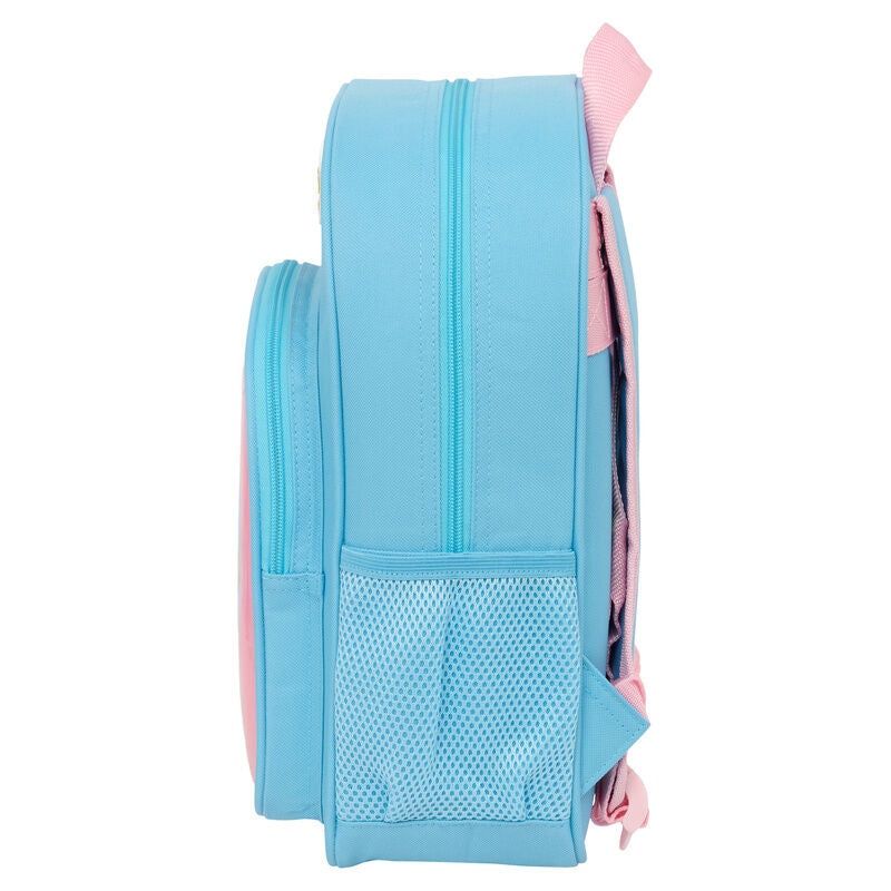 Mochila azul de Jessie y Bullseye de Toy Story con bolsillo frontal rosa - 3