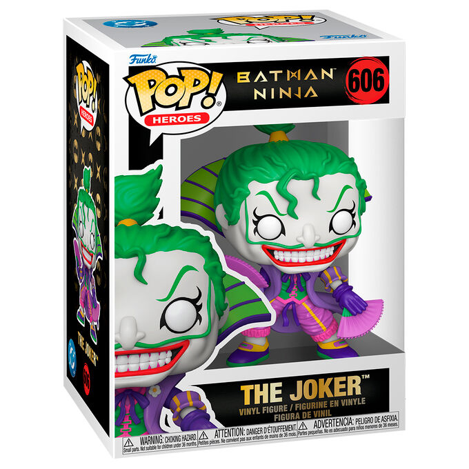 Figura Funko POP! de The Joker de Batman Ninja con abanicos morados - 2