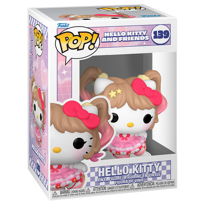Figura Funko POP! de Hello Kitty con vestido rosa y lazo rojo - 2