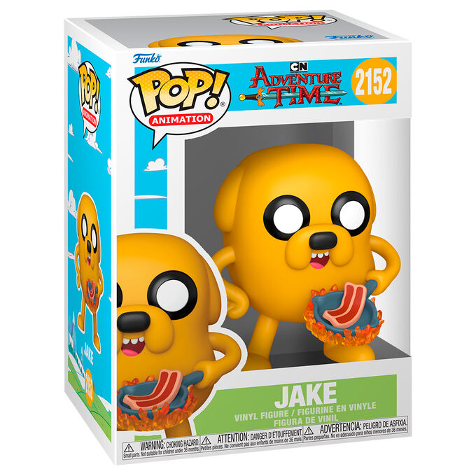 Figura Funko POP! de Jake de Hora de Aventuras con una sartén en llamas - 2