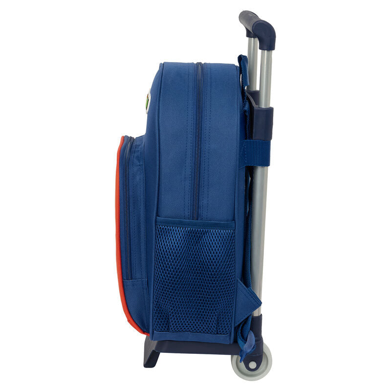 Trolley mochila SAFTA Super Mario Bros azul y rojo con Mario, Luigi y Toad - 3