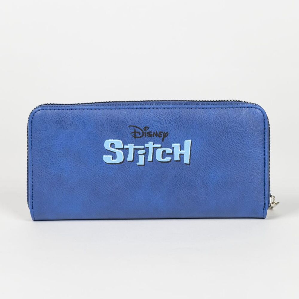 Cartera azul de Stitch Disney con cremallera - 5