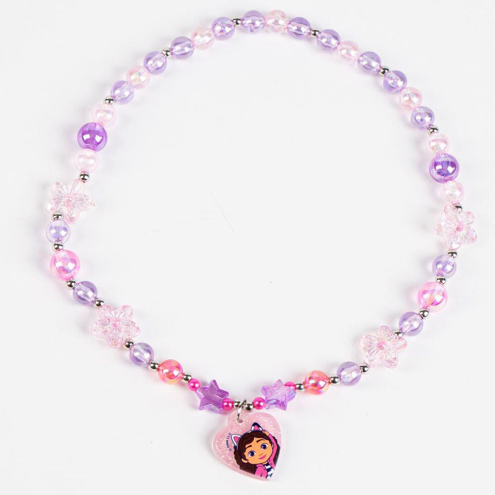 Set de accesorios Gabby's Dollhouse con diadema de orejas y bisutería rosa - 4