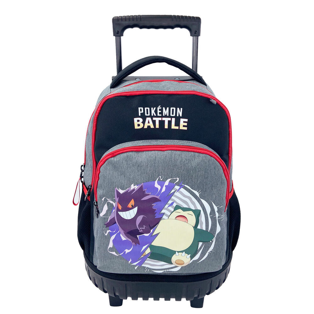 Trolley escolar Pokémon Battle con Gengar y Snorlax