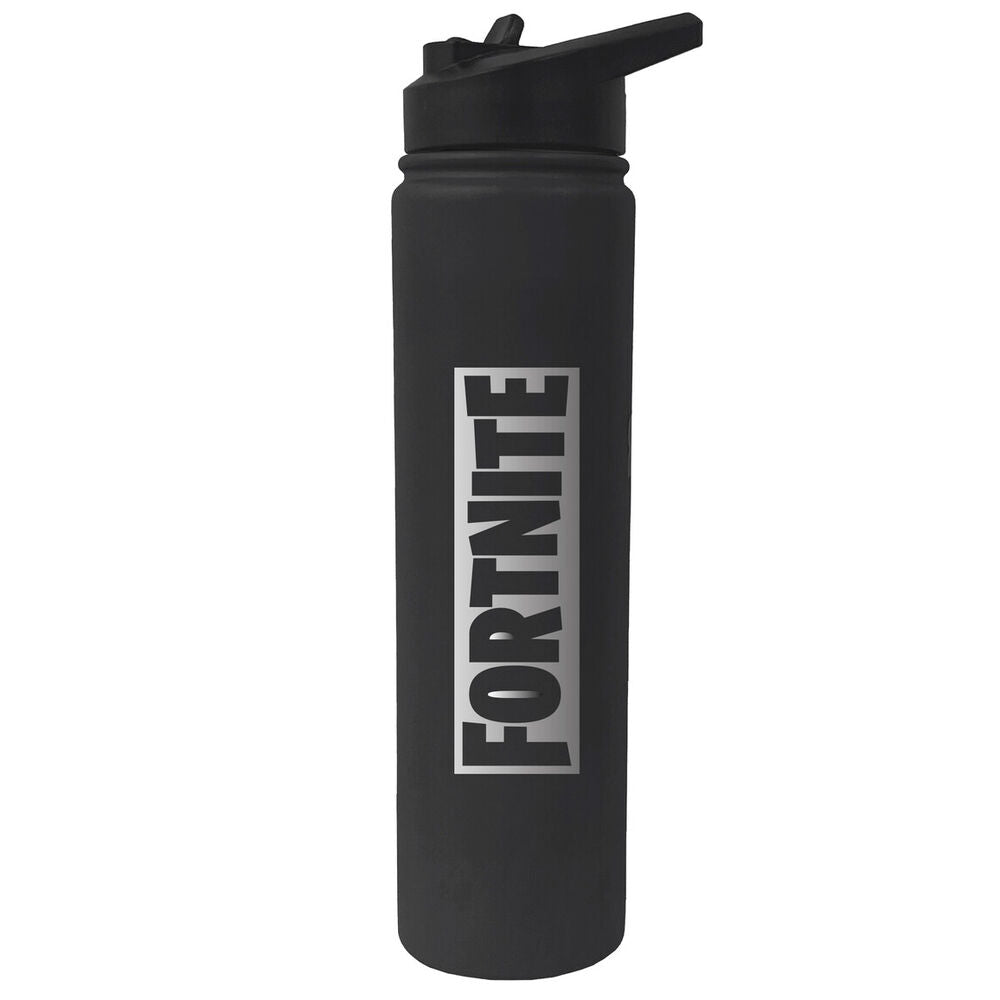 Cantimplora negra Fortnite Where We Droppin de 750 ml