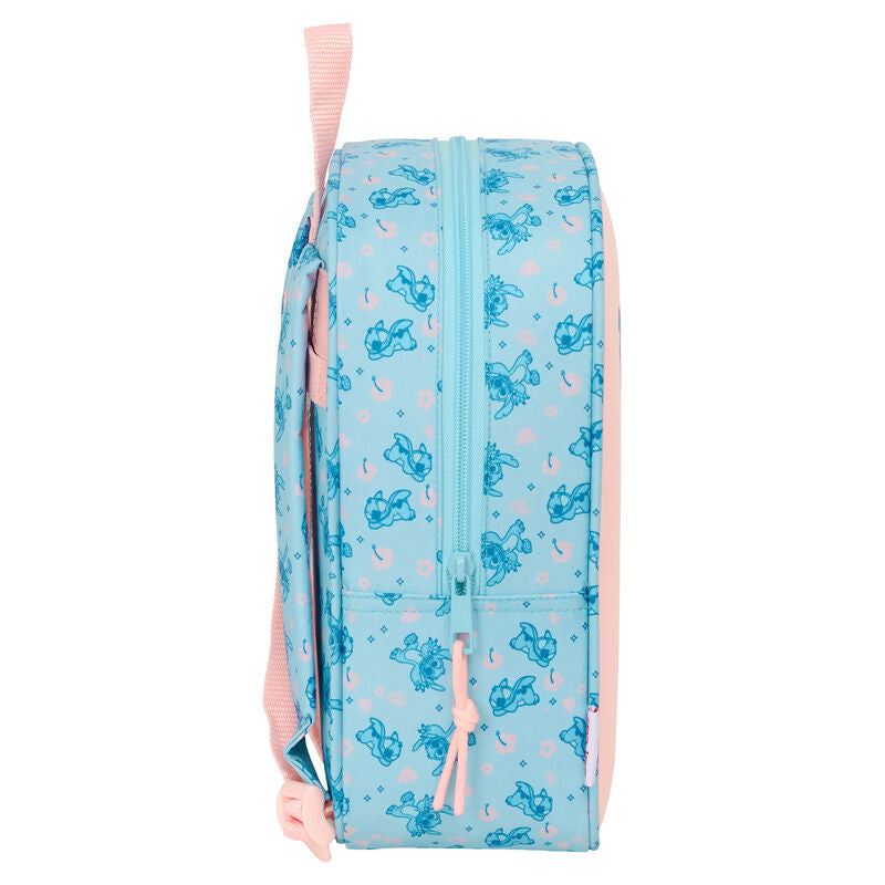 Mochila azul y rosa de Stitch y Angel Disney de 27 cm - 3