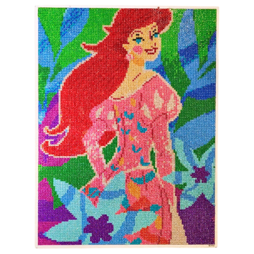 Set de pintura con diamantes de Ariel de Disney La Sirenita - 2