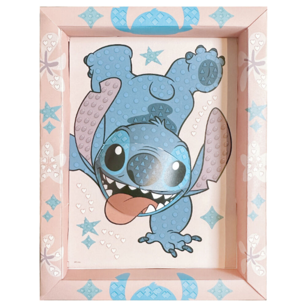 Manualidad de papel 3D de Stitch Disney con diseño mosaico - 4