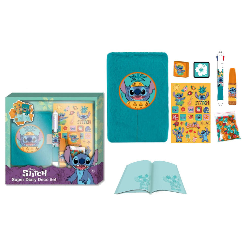 Set de decoración para diario Stitch Disney CANENCO - 4