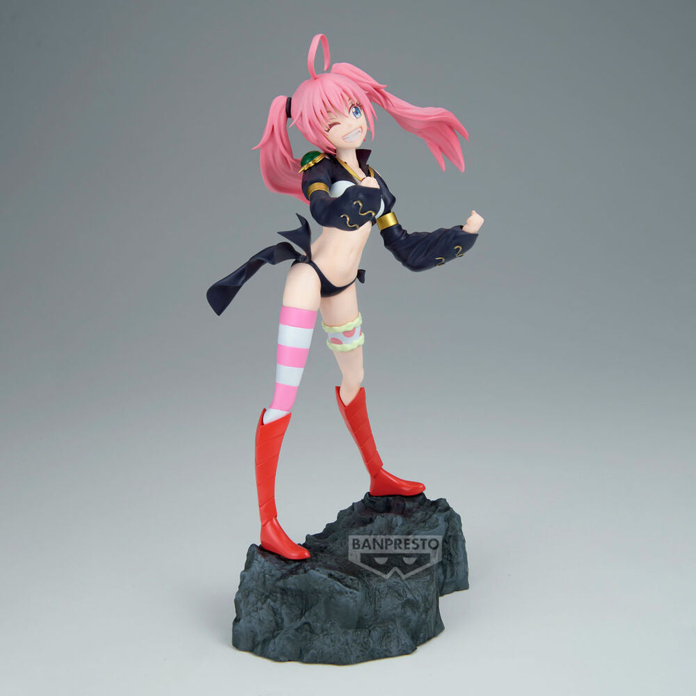 Figura de Milim Nava BANPRESTO sobre una base rocosa - 3
