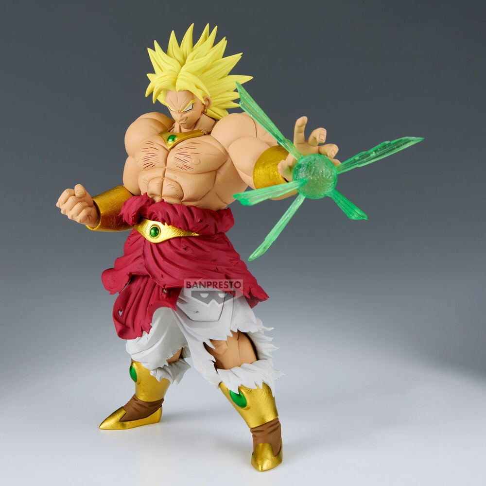 Figura de Broly de Dragon Ball Z con efecto de energía verde - 3