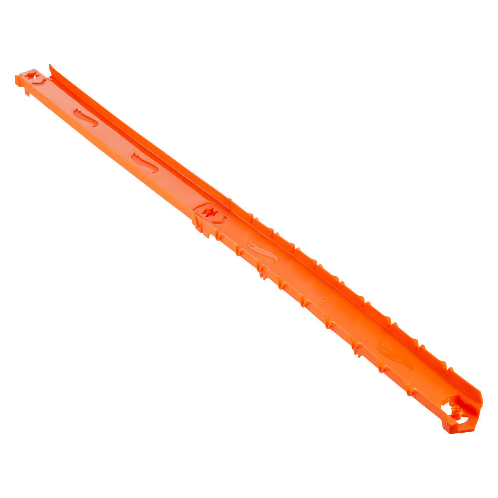 Pack Track Creator Hot Wheels con pistas rectas naranjas y adaptadores - 6