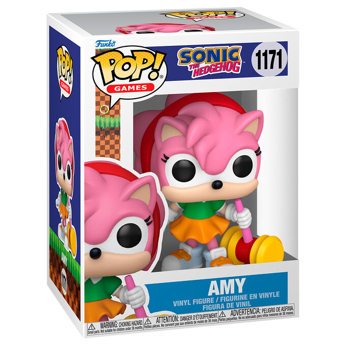 Figura Funko POP! de Amy de Sonic the Hedgehog con martillo - 2