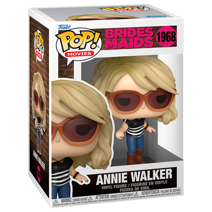 Figura Funko POP! de Annie Walker con gafas rojizas y camiseta a rayas - 2