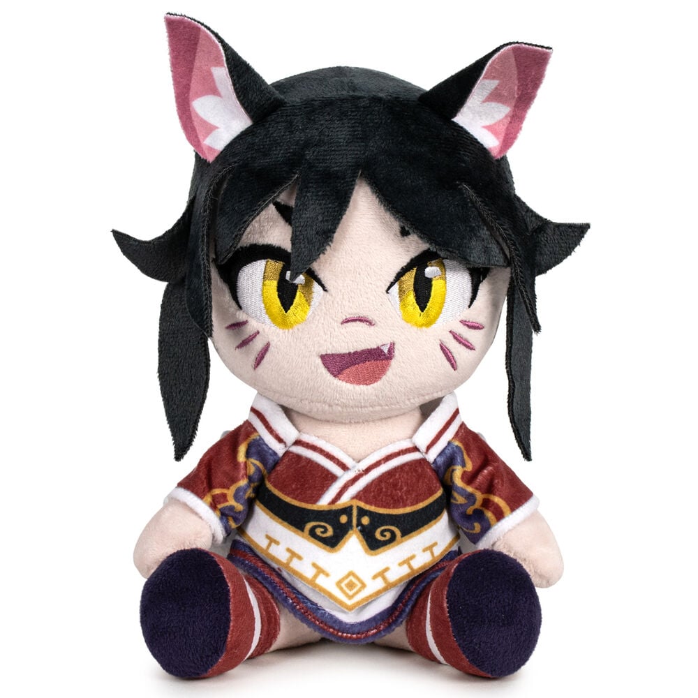 Peluche de Ahri de League of Legends sentado