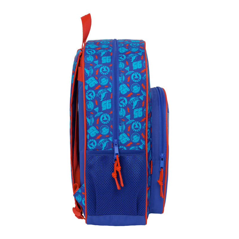 Mochila Cars Disney Pixar azul con Rayo McQueen - 3