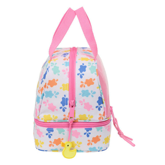 Bolsa portameriendas térmica rosa de Peppa Pig con dos compartimentos - 3