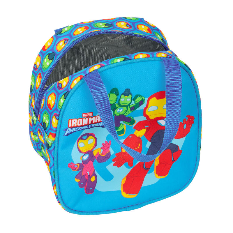 Bolsa portameriendas térmica azul de Iron Man Marvel - 4