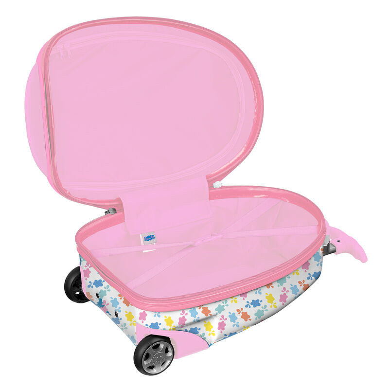 Maleta trolley infantil rosa de Peppa Pig con dos ruedas - 5