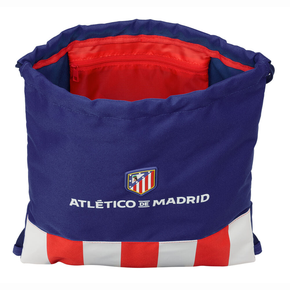 Saco azul del Atlético de Madrid con franjas rojas y blancas - 4