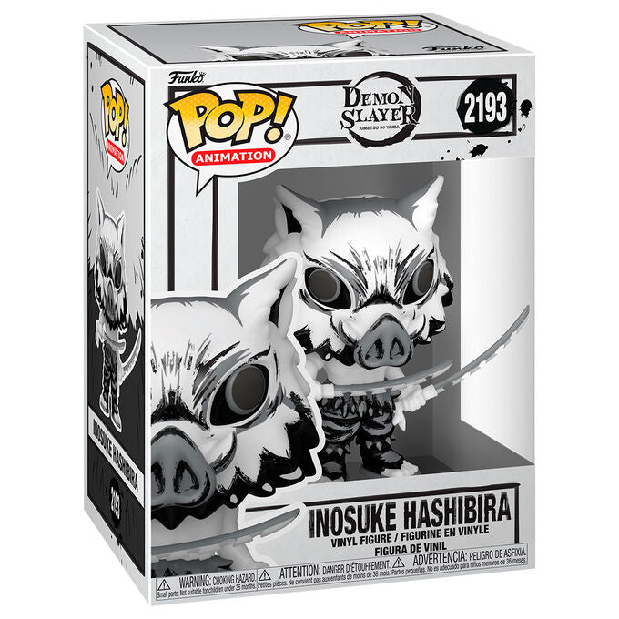 Figura Funko POP! de Inosuke Hashibira con máscara de jabalí y dos espadas - 2