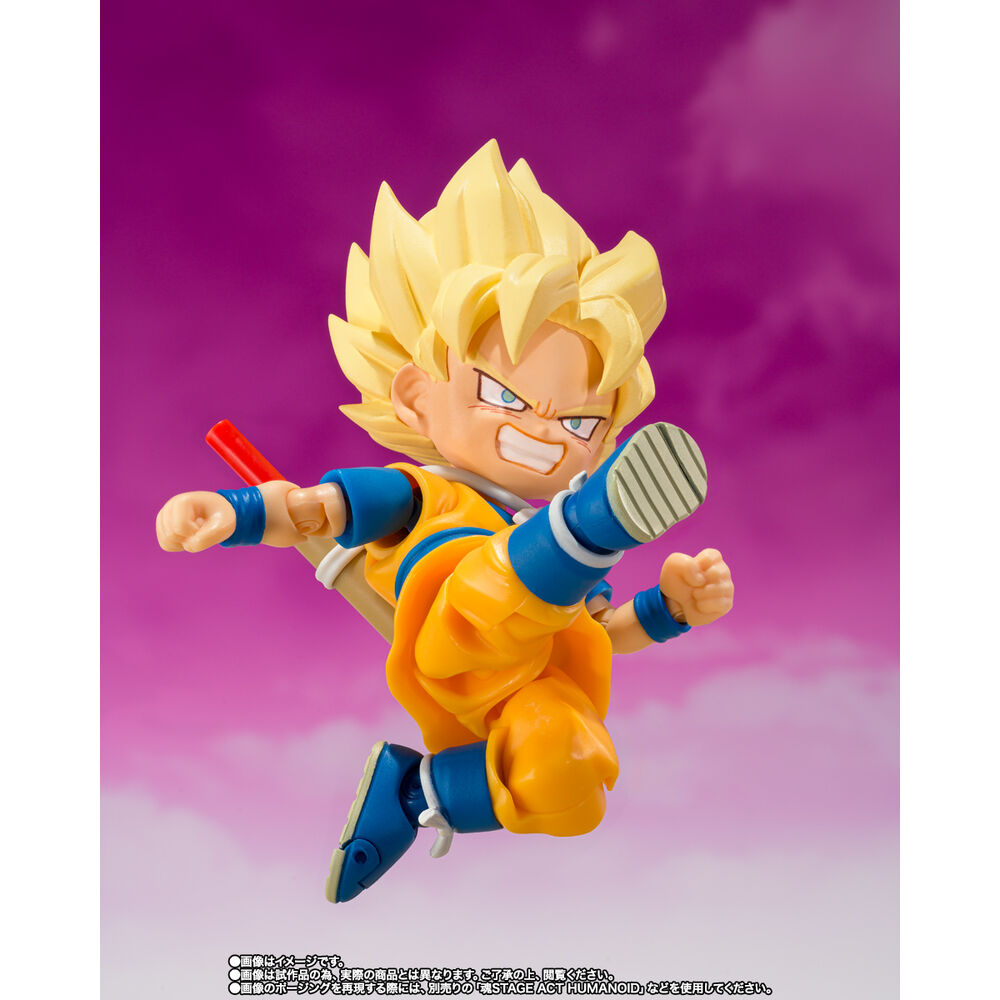 Figura articulada de Son Goku Super Saiyan de Dragon Ball DAIMA - 8