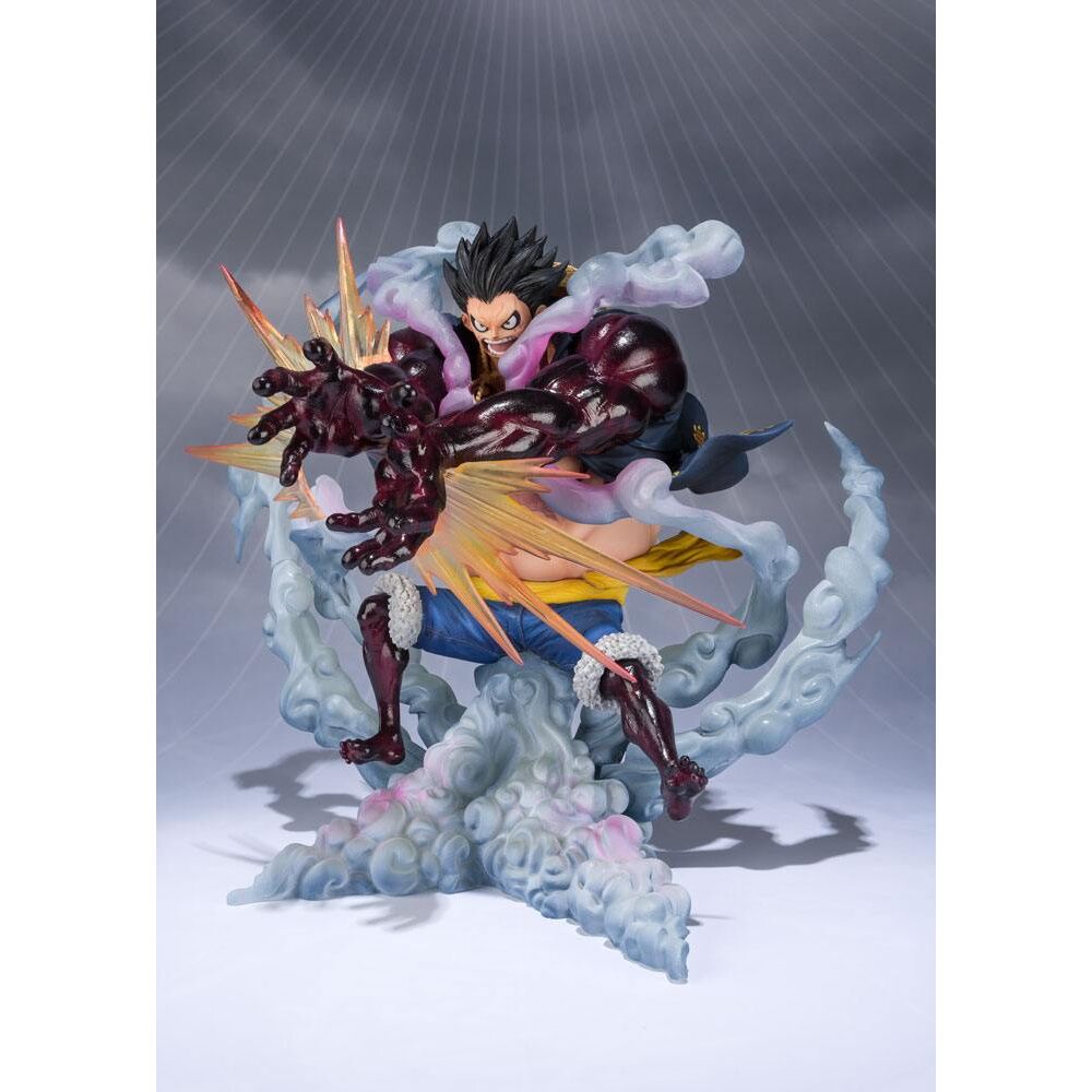 Figura Figuarts Zero de Luffy en Gear 4 ejecutando Leo Bazooka - 4