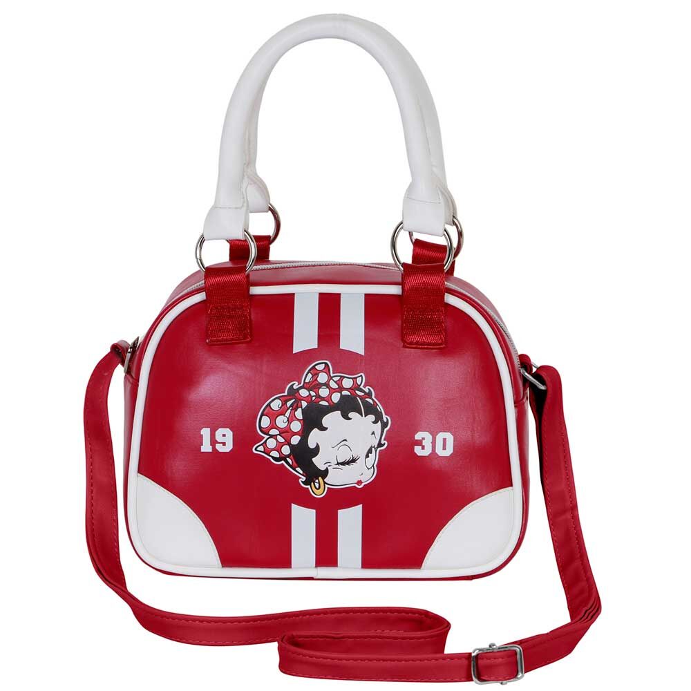 Bolso bandolera rojo y blanco de Betty Boop - 3