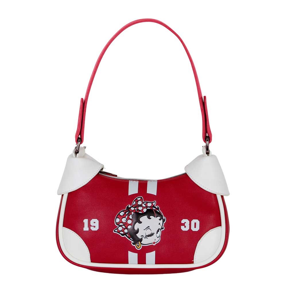 Bolso rojo y blanco de Betty Boop con asa superior - 3