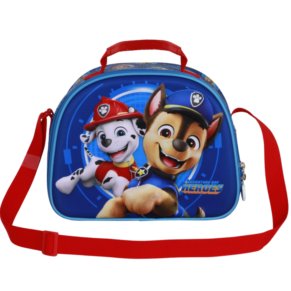 Bolsa portameriendas 3D de Paw Patrol con Chase y Marshall - 3