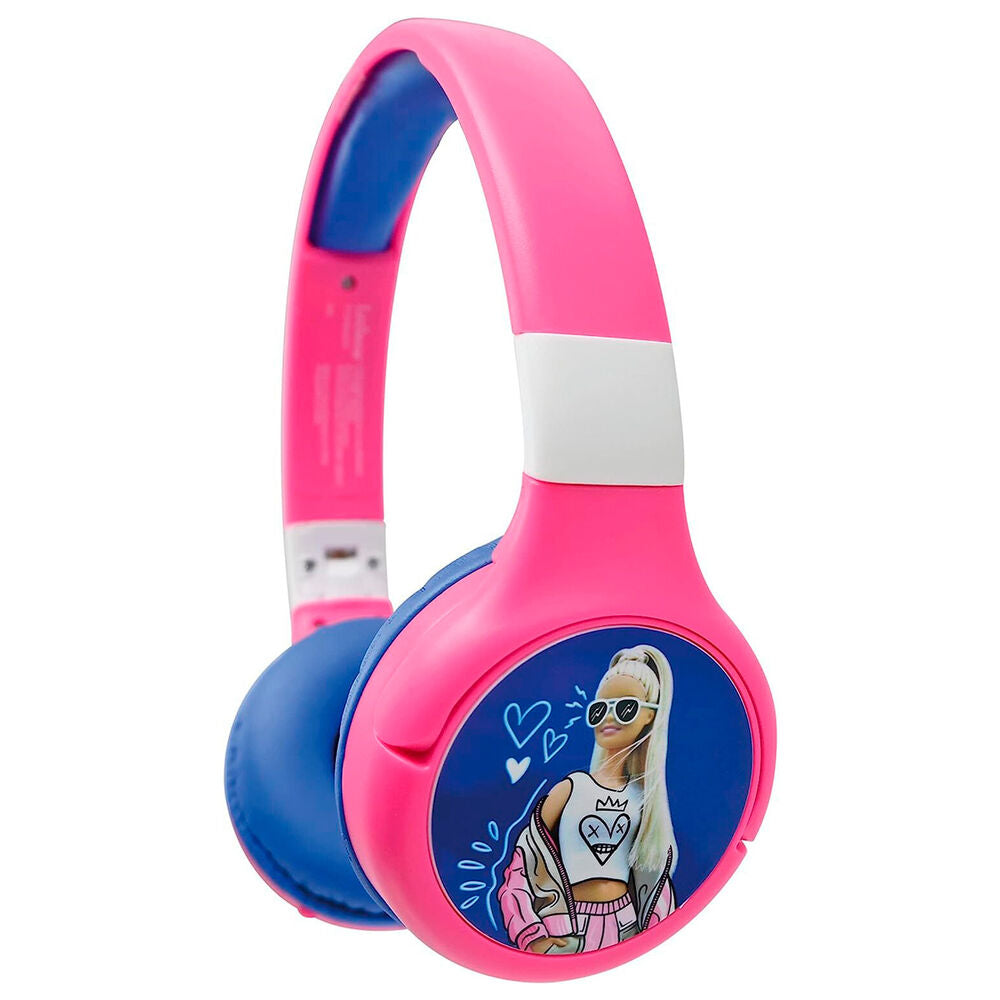 Auriculares plegables Barbie LEXIBOOK en rosa y azul - 5