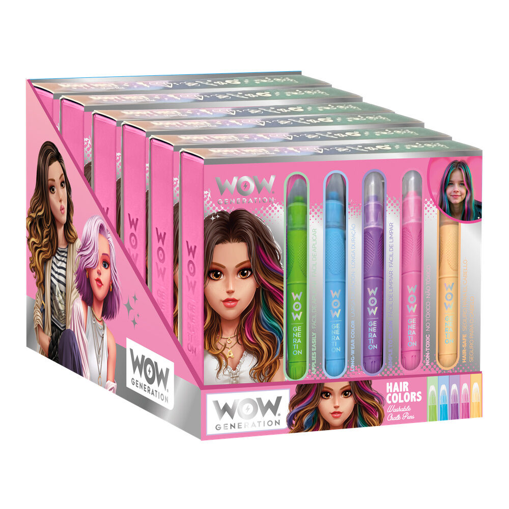 Set WOW Generation de cinco ceras de colores para el cabello - 3