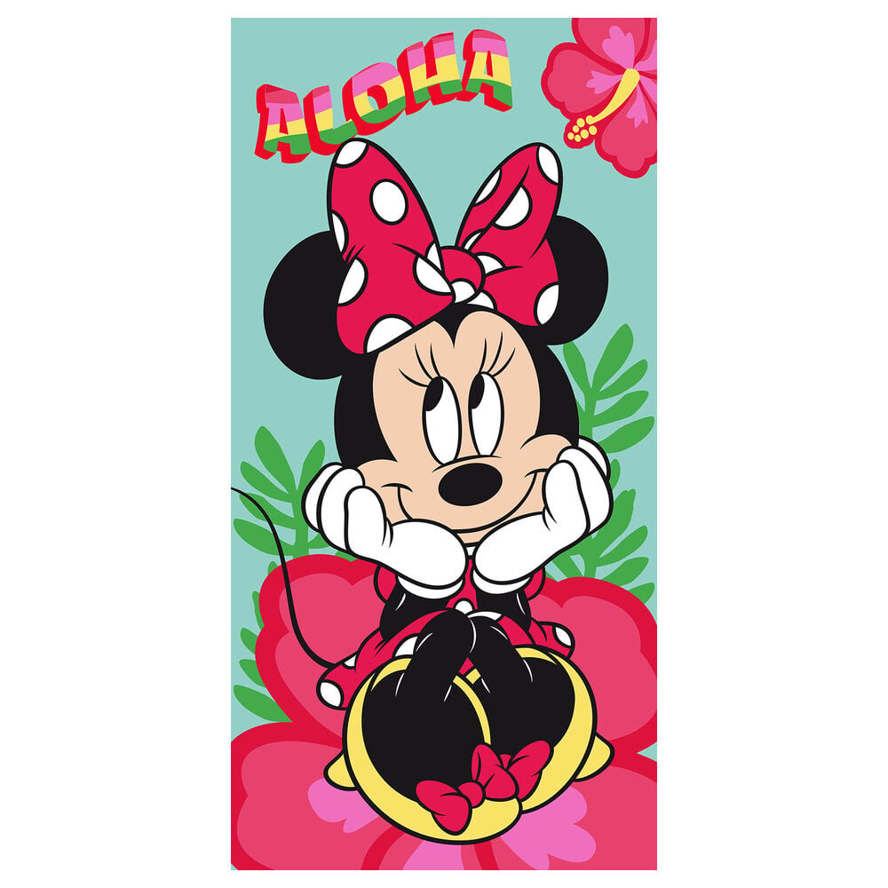 Toalla de microfibra Minnie Disney con diseño tropical floral