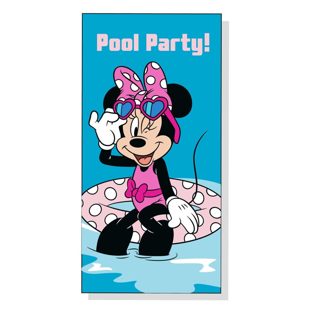 Toalla de microfibra Minnie Disney con diseño de piscina