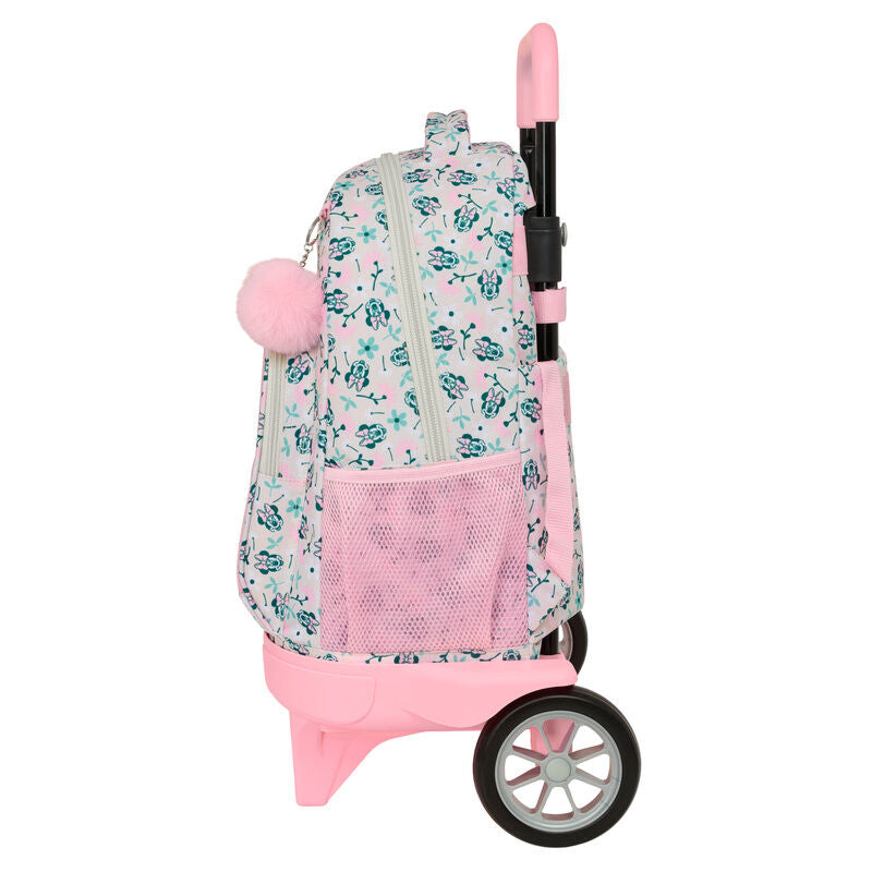 Trolley mochila rosa Minnie Disney Minty con bolsillo frontal - 3