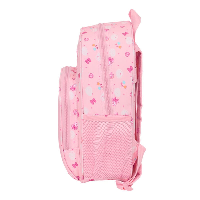 Mochila rosa Baby Minnie Disney de 34 cm con bolsillo frontal - 3