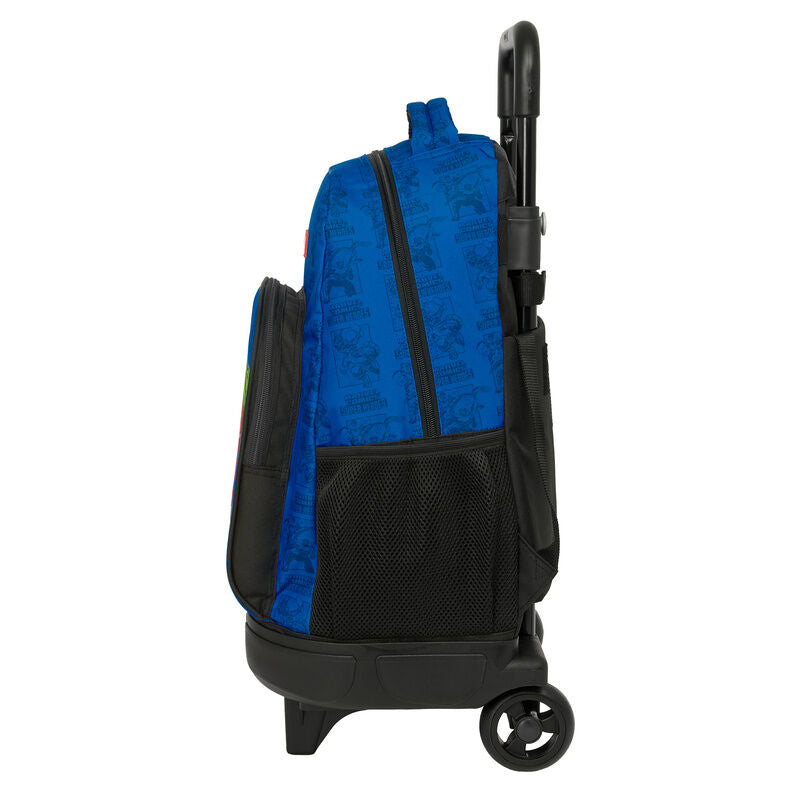Mochila trolley azul de Los Vengadores Marvel con ruedas - 4