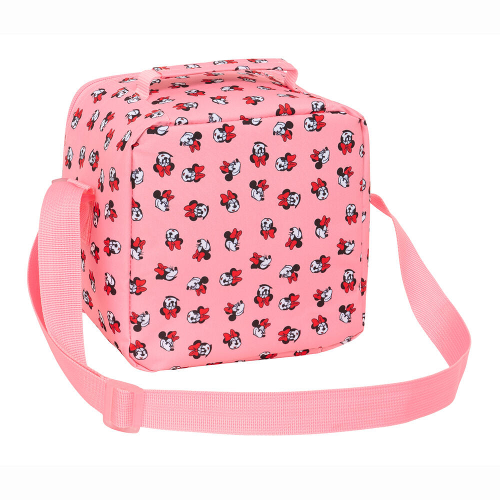 Nevera rosa SAFTA de Minnie Disney con bandolera - 3