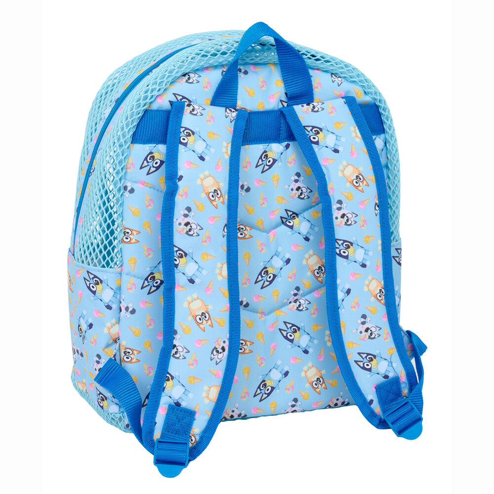 Mochila antiaire azul de Bluey con frontal de rejilla - 3